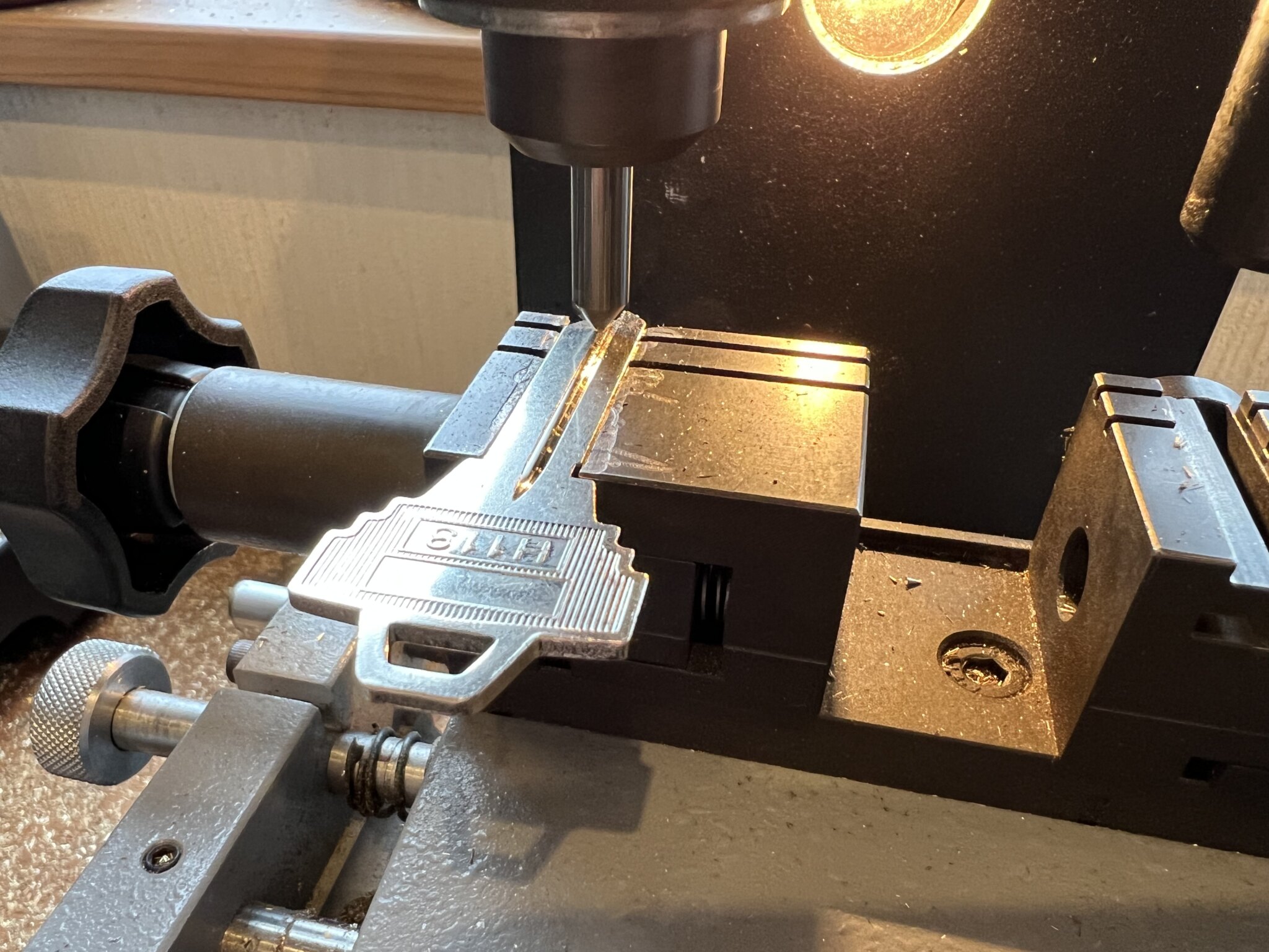 トライアンフ鍵作成