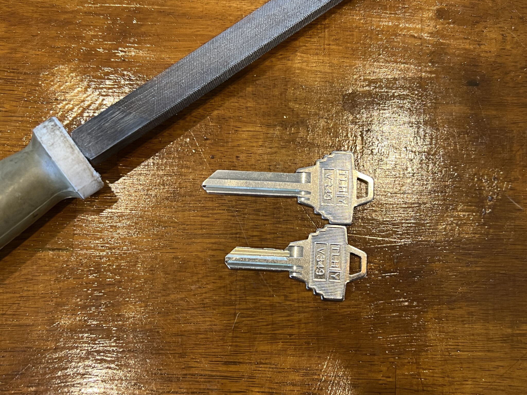 トライアンフ鍵作成