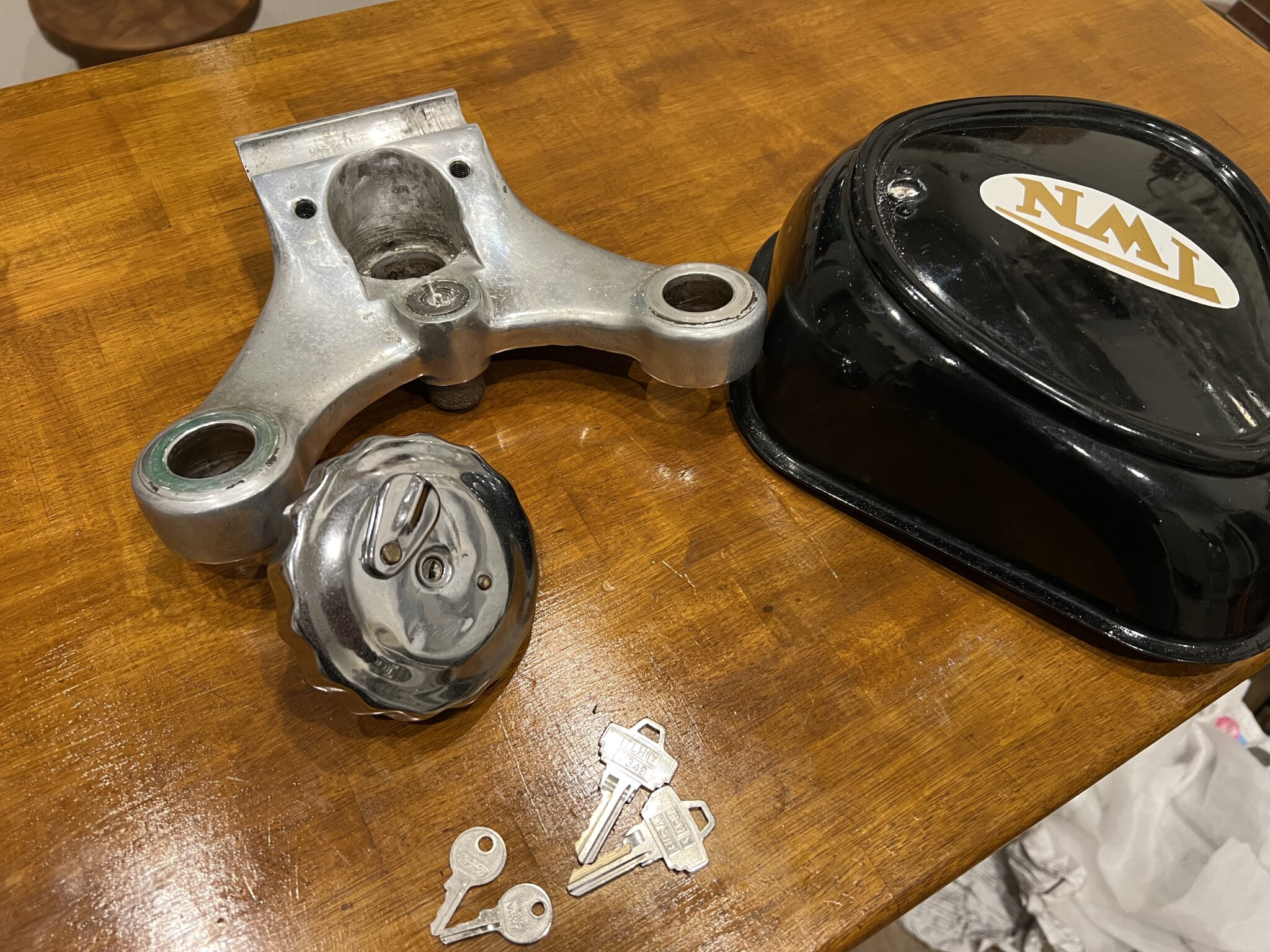 トライアンフ鍵作成