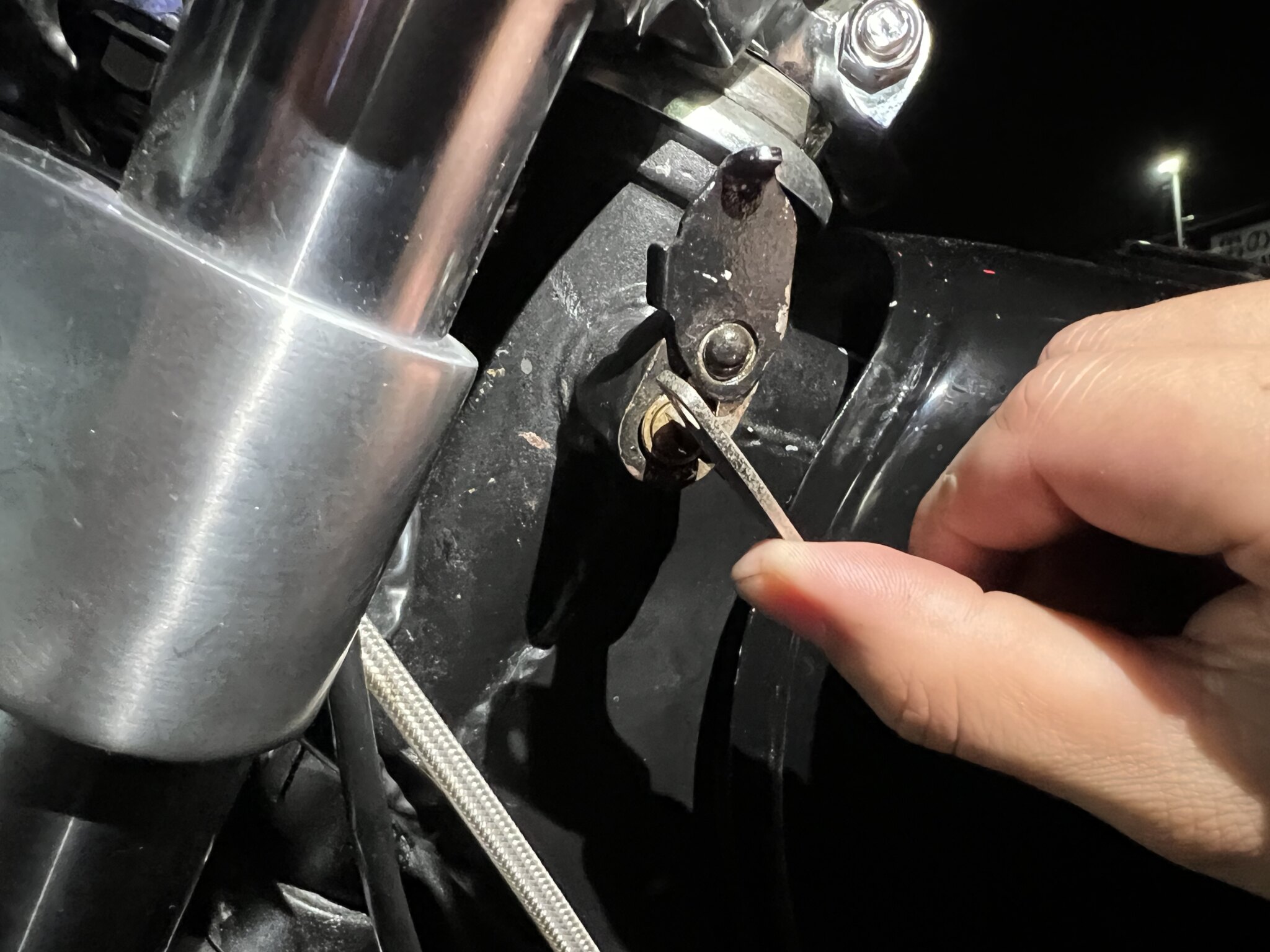 Z400Jハンドルロック鍵作成